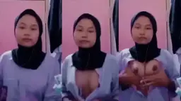 Remas Toket Hijab Bocil yang Sange