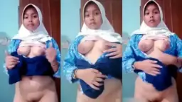 Viral TikTok: Schoolgirl in Uniform and Hijab Gets Naughty (Part 2)