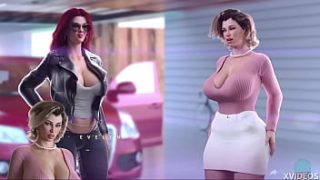 Curvy redhead stirring up all kinds of naughty thoughts