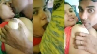 A Devar in Kerala quenches his thirst by savoring his Bhabhi’s luscious breasts.