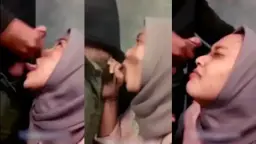 Jilbab Basah Terkena Cairan Hangat yang Viral