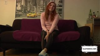 Shy Ginger Unleashes a Torrent of Pleasure During Her Audition