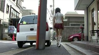 Skinny Japanese beauty sandwiched in a steamy MMF threesome