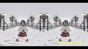 Swaying Hips in Virtual Dreams: A Sensual Chihaya Dance