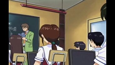 Shy anime fan gets thoroughly claimed by her eager classmate