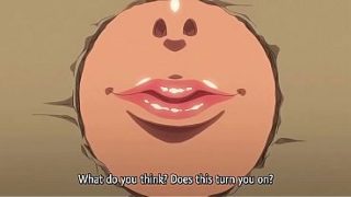 Naughty anime babe rewards with eager mouth service
