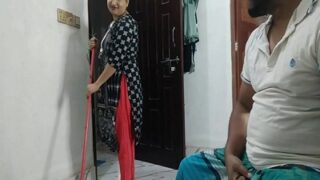 Curvy wife lends a hand to her husband’s pleasure in a steamy desi encounter