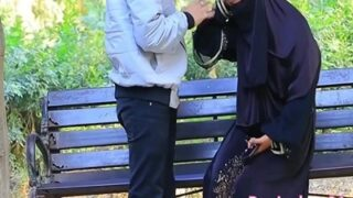 Rescuing a mature beauty and sharing a passionate moment