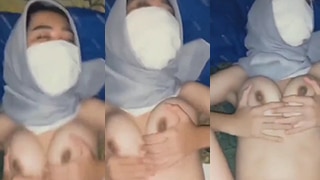 Selimut Misterius yang Menggoda: Hijab Masker Putih yang Bikin Penasaran
