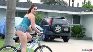 Petite Ginger with a Curvy Backside Seduces a Stranger for a Wild Ride, Featuring Intimate Pleasures