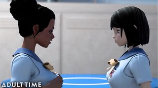 Naughty Stepsister Takes a Ride and Shares a Sapphic Scene