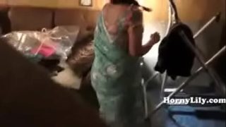 Sultry Indian beauty pleases her man with a passionate blowjob