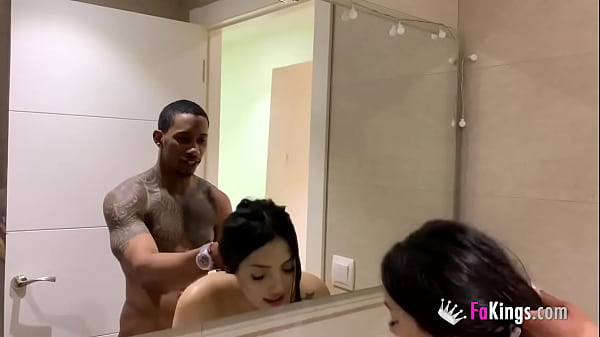 Penelope’s smoothness welcomes a commanding ebony embrace.
