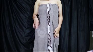 Bening’s Satin Dress Tease: A Solo Pleasure Session