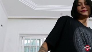 Oral intenso de uma japonesa ardente