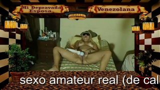 Venezolana en pleno éxtasis solitario
