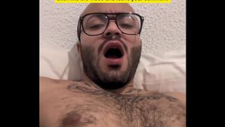Moaning and cum, latin masturbation