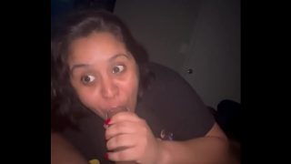 Veronica’s Netflix Binge Ends in a Thick Facial Surprise