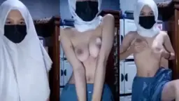 Ukhty Nina Asanti, si Hijabers seksi pakai baju SMA yang bikin ngilu