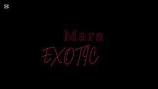 Ebony BBW Double Toy Solo Squirting Masturbation – Mara Exotic Gets Wild and Wet