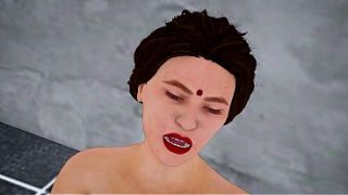 Seductive Aunt’s Intimate Pleasure in Friend’s Absence: A Steamy Hindi Encounter