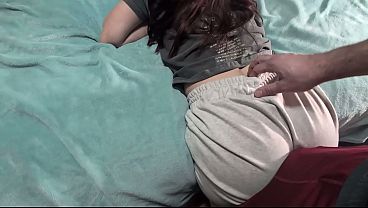 Sweatpants Seduction: A Worshipful Grind from Your View