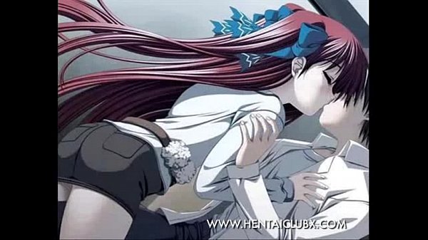 Sultry Anime Lovers in Passionate Embrace