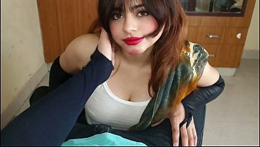 Sultry Indian beauty rewards rough doggy and missionary with a deep, wet blowjob.