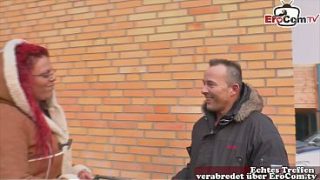 Deutsche rothaarige BBW Milf Nachbarin angemacht und ordentlich durchgenommen