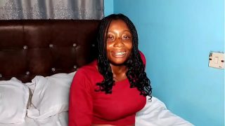 CASTING & CUM: 9JA BABY FINGERS HER WET PUSSY AND JERKS HERSELF CRAZY
