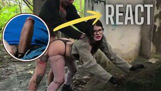 Goth Girl with Glasses Ravaged by Huge Cock and Drenched in Her Own Release