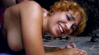 Watch this amateur slut bounce her huge tits on a thick cock