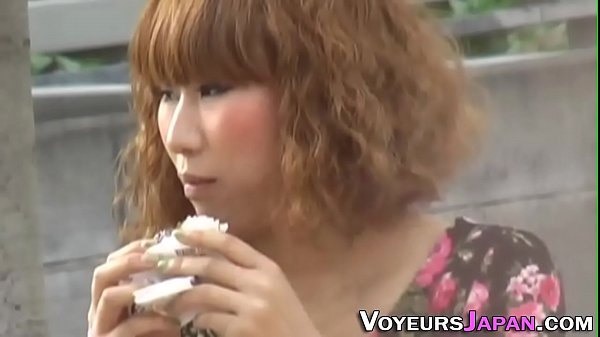 Japanese teen pleasures her wet slit