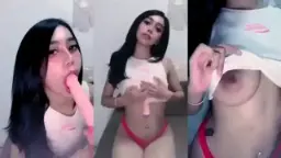 Mango Live: Kulum Dildo, Desah Panas, Remas Tete Sampai Muncrat