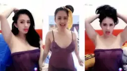 Tante Inem pamer tubuh mulus, coklat tembus pandang bikin ngiler.