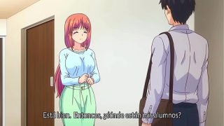 Hentai del bueno, pero con la polla bien dura y las tetas al aire
