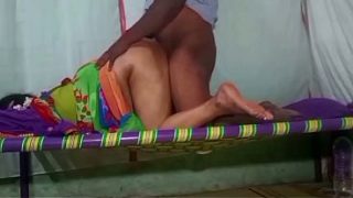 Desi saree aunty getting pounded doggy style in homemade