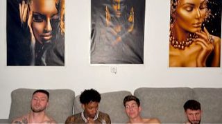 Interracial Gangbang: Double Penetration with a Horny Indian Slut