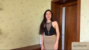 Naive little brunette takes it deep and rough in her tight ass, all from my POV.