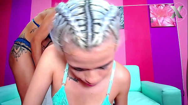 Two amateur Latinas get their throats brutally used by three rough guys with massive cocks