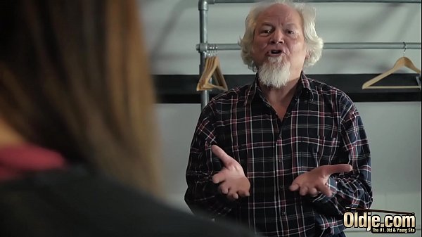 Grandpa pounds that tight young pussy and eats her creamy load