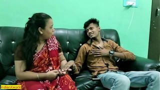 Desi stepmom gets caught and brutally fucked by her horny stepson in a forbidden, wild taboo session