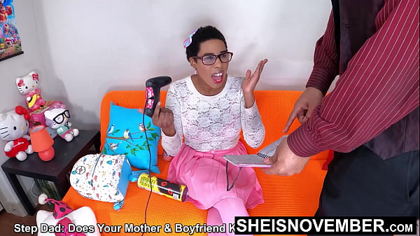 60FPS Steamy Drama: My Stepdad Stole My Diary, Now He’s Pounding My Pussy In Aggressive Missionary, My Huge Saggy Tits Bouncing, Black Nerd Stepdaughter Sheisnovember Gets Fucked Sideways Legs Up, Big Cock Drilling Deep By Msnovember